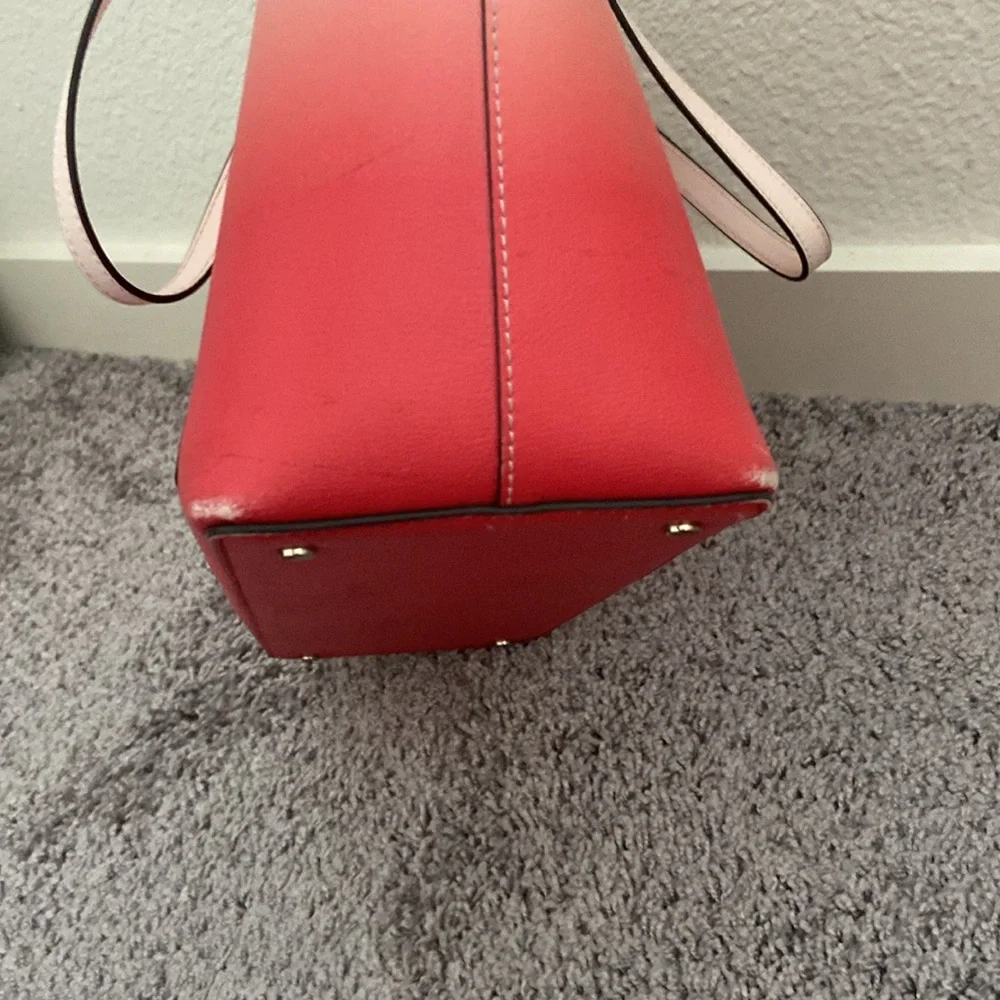 Kate Spade Adel Degrade Red Ombré Large Tote Bag